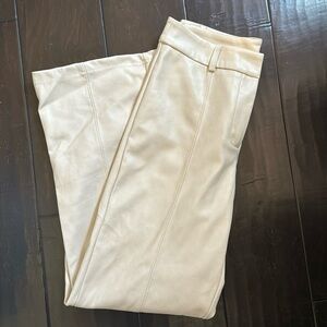 NEW 7 for all Mankind Faux Leather Crop Pants Size S